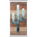 Designocracy Cactus Art on Board Wall Decor 9841612